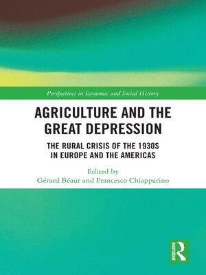 cover image of Agriculture and the Great Depression
